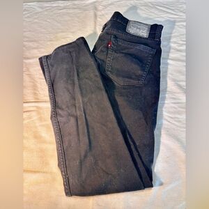 Levi's Men's Dark 510 Skinny Jeans in “Jet Black”